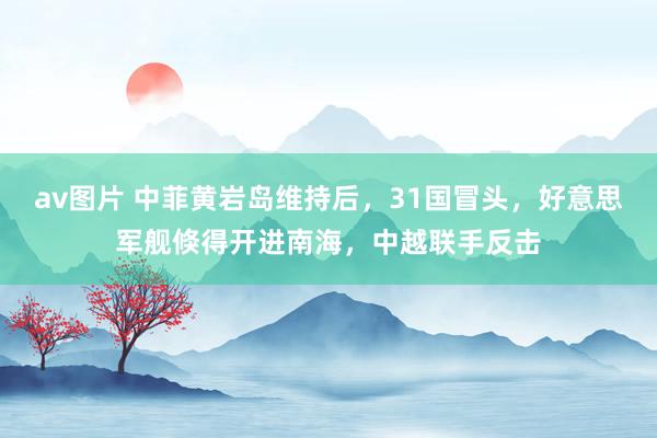 av图片 中菲黄岩岛维持后，31国冒头，好意思军舰倏得开进南海，中越联手反击