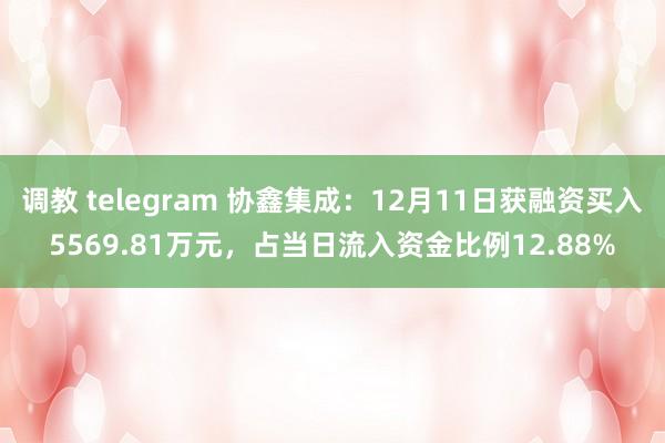 调教 telegram 协鑫集成：12月11日获融资买入5569.81万元，占当日流入资金比例12.88%