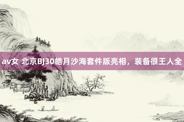 av女 北京BJ30皓月沙海套件版亮相，装备很王人全