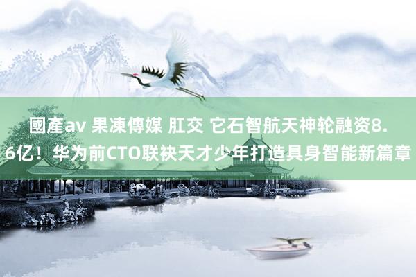國產av 果凍傳媒 肛交 它石智航天神轮融资8.6亿！华为前CTO联袂天才少年打造具身智能新篇章