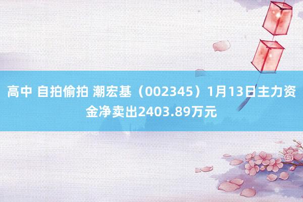 高中 自拍偷拍 潮宏基（002345）1月13日主力资金净卖出2403.89万元