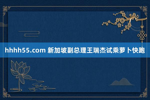 hhhh55.com 新加坡副总理王瑞杰试乘萝卜快跑